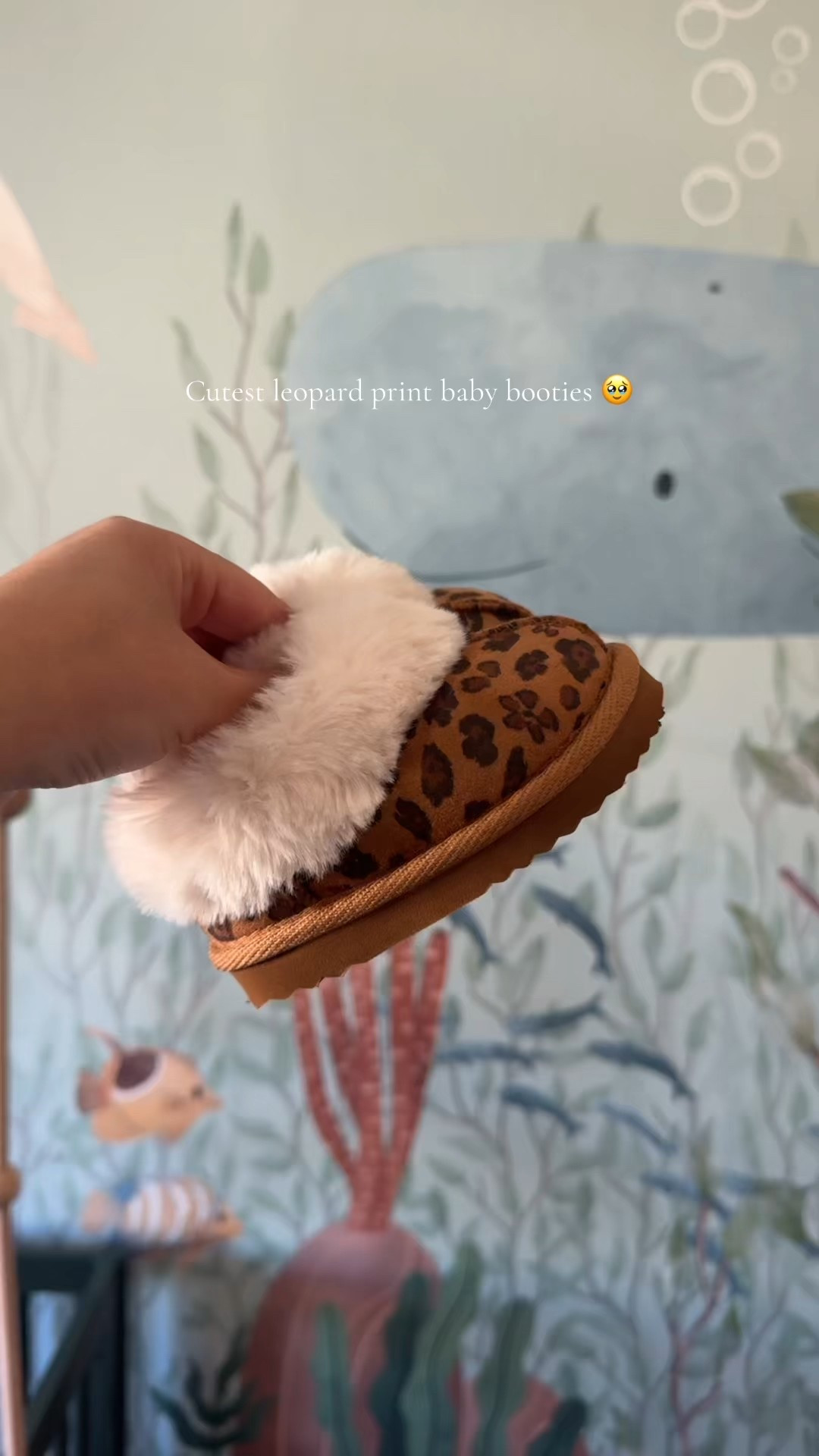 These leopard print winter baby booties are just too cute and they match mommy’s 🥹 I got size 3 for my 7 month old and they still have more room for her to grow into them. She’s in 6-9month clothing for reference, as well. 🫶🏼 

#mommyandme #babygirlshoes #babygirloutfits #babyootd #babyclothes #babyslippers

#LTKBaby