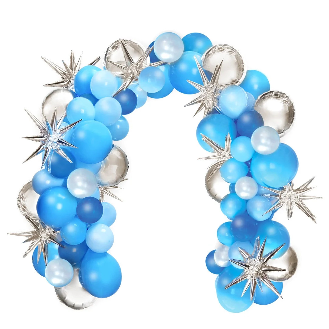Packed Party "True Blue" 20 FT Balloon Garland Kit - Walmart.com | Walmart (US)