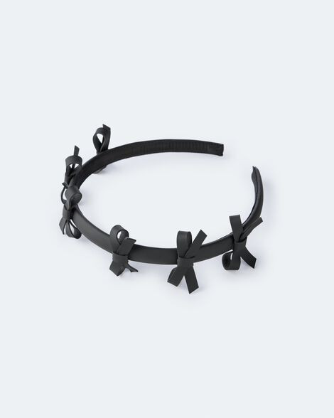 Toddler Girl Faux Leather Bow Headband - Black | Carter's Inc