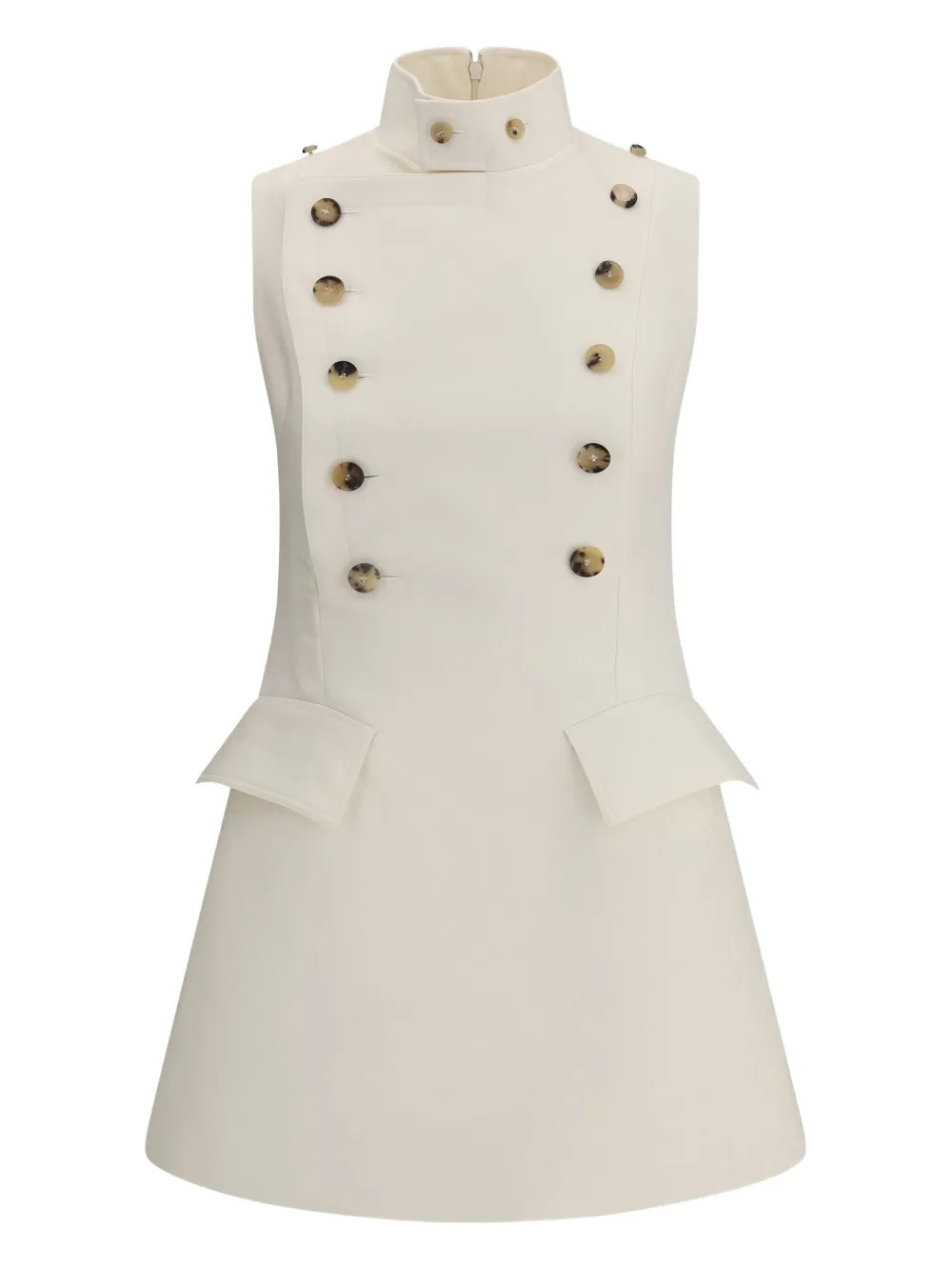 double-breasted sleeveless dress | Farfetch Global