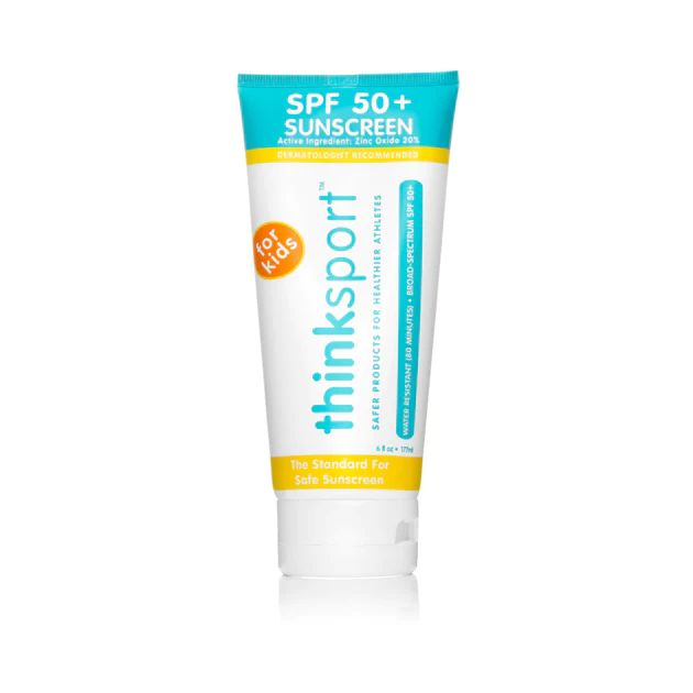 Thinksport Kids Safe Sunscreen SPF 50+ (6oz) - Family Size | GOTHINK
