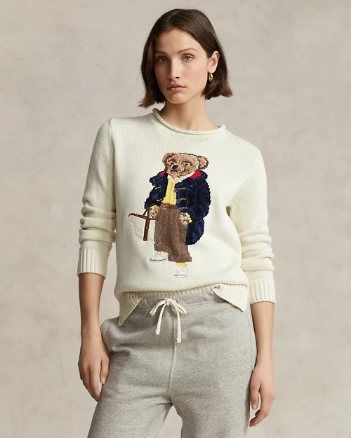 Polo Bear Cotton Jumper | Ralph Lauren (UK)