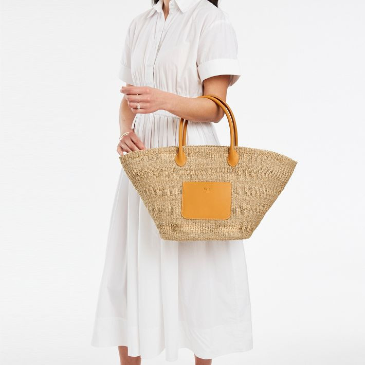 Handwoven Abaca Beach Tote | Mark and Graham