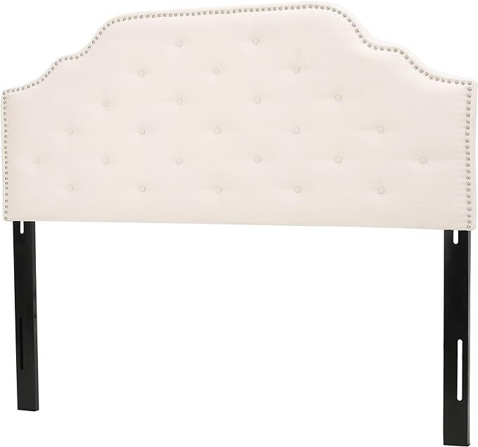 Christopher Knight Home Silas Fabric Headboard, Queen / Full, Ivory | Amazon (US)