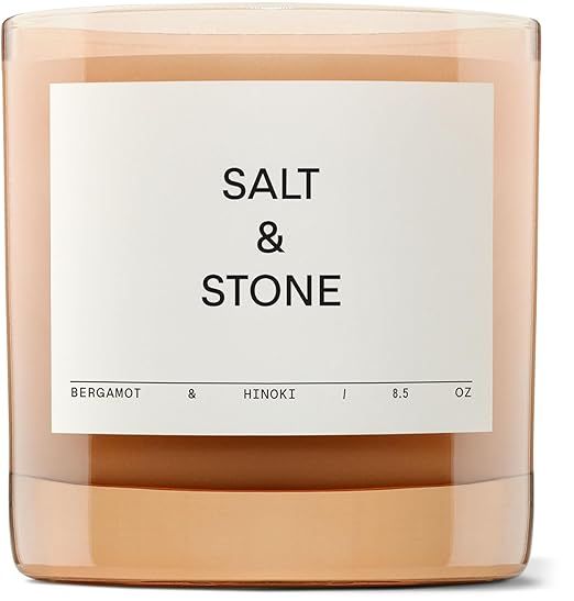 SALT & STONE Scented Candle | Hand-Poured, Aromatic & Fragrant | Made with Natural Coconut & Soy ... | Amazon (US)