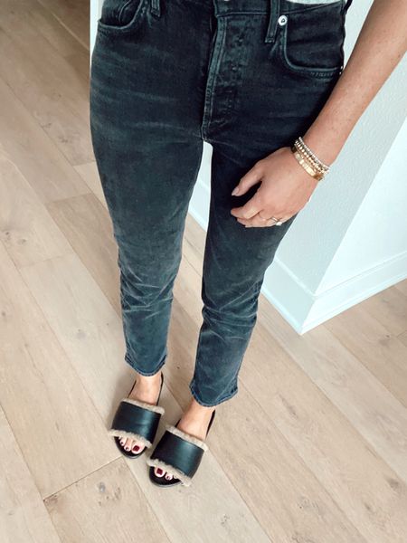 Agolde black jeans. Comfortable, flattering and tts  

#LTKSeasonal #LTKshoecrush #LTKstyletip