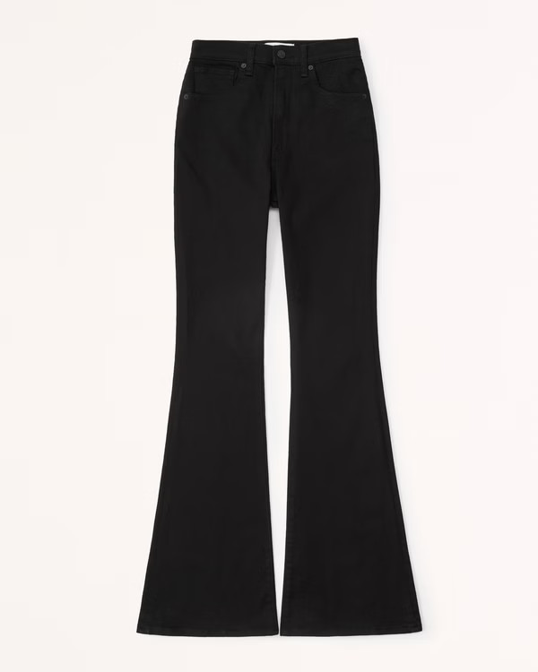 Curve Love Ultra High Rise Stretch Flare Jean | Abercrombie & Fitch (US)