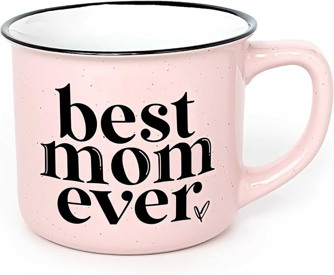 June & Lucy Mom Mug with Stylish Gift Box- Best Mom Ever Novelty Gifts for Mom Cute Coffee Mugs f... | Amazon (US)
