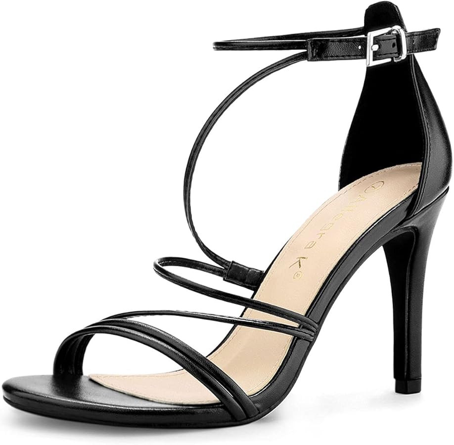 Allegra K Women's Party Strappy Stiletto High Heels Sandals | Amazon (US)