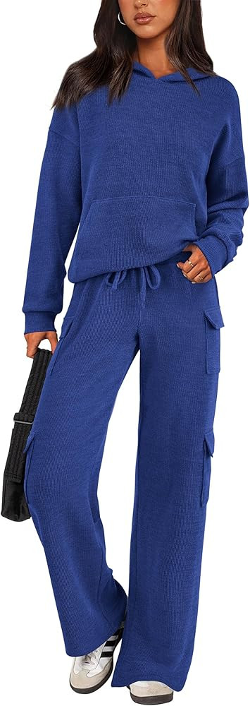 PRETTYGARDEN 2 Piece Sets for Women Fall 2025 Sweatsuits Outfits Lounge Matching Hoodie Set Trave... | Amazon (US)