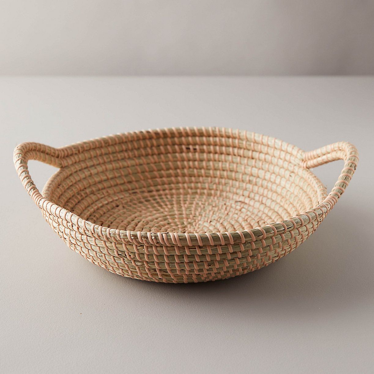 Woven Seagrass Bowl with Handles | Terrain