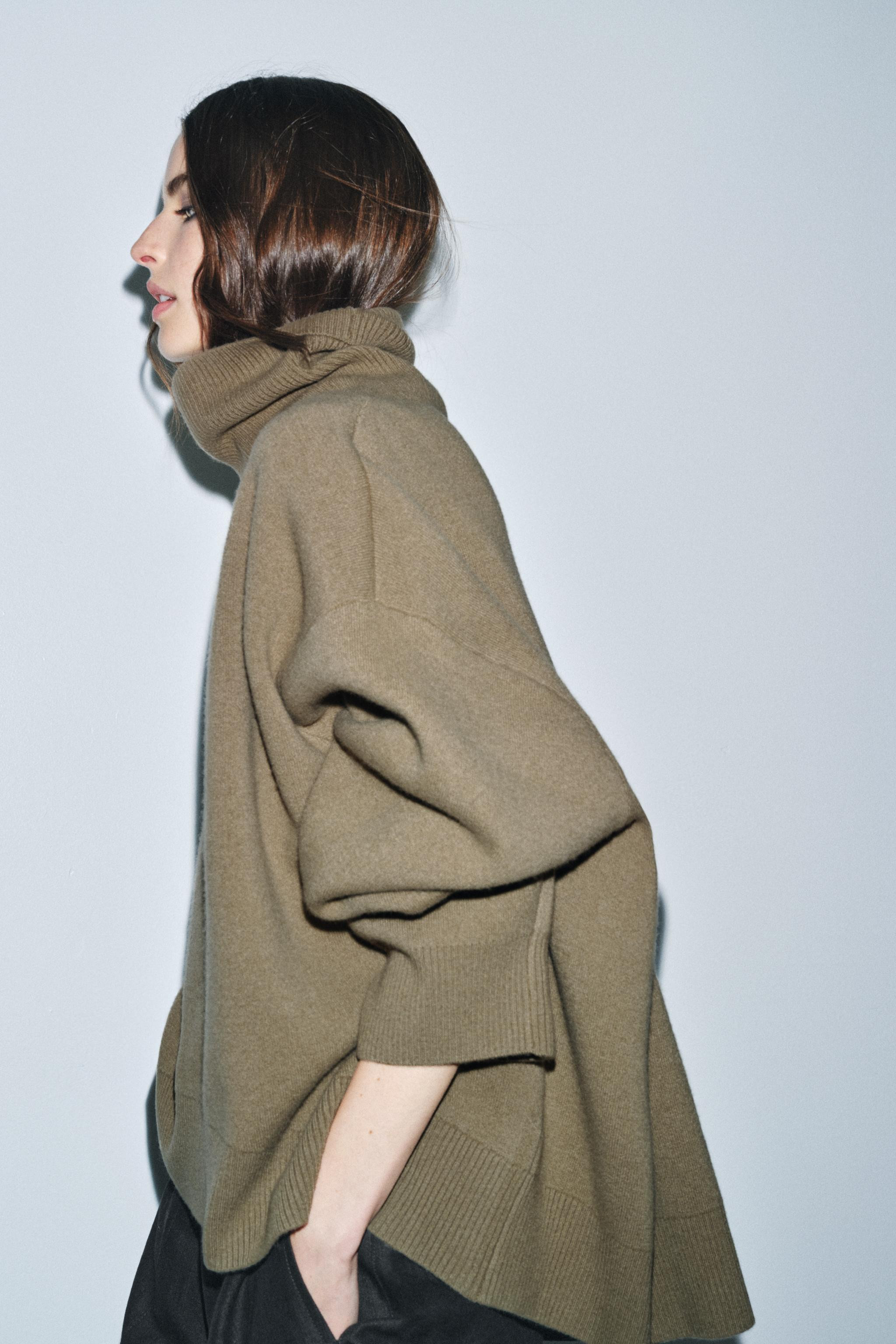 95% WOOL OVERSIZE JUMPER | Zara UK