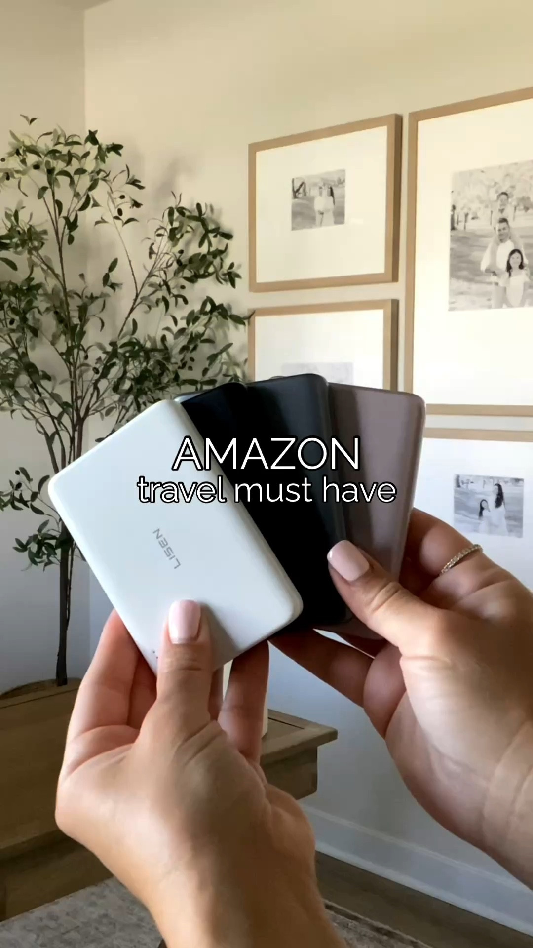 Amazon travel must have: Lisen ultra slim MagSafe power bank. You will never have to see 10% battery again! Comment CHARGE and I’ll send you all the details. Amazon finds that actually make life easier! 

#lisen #lisenultraslimpowerbank #lisenlife #amazonmusthaves #amazontrave
#travelcharger #phonecharger 

#LTKHome