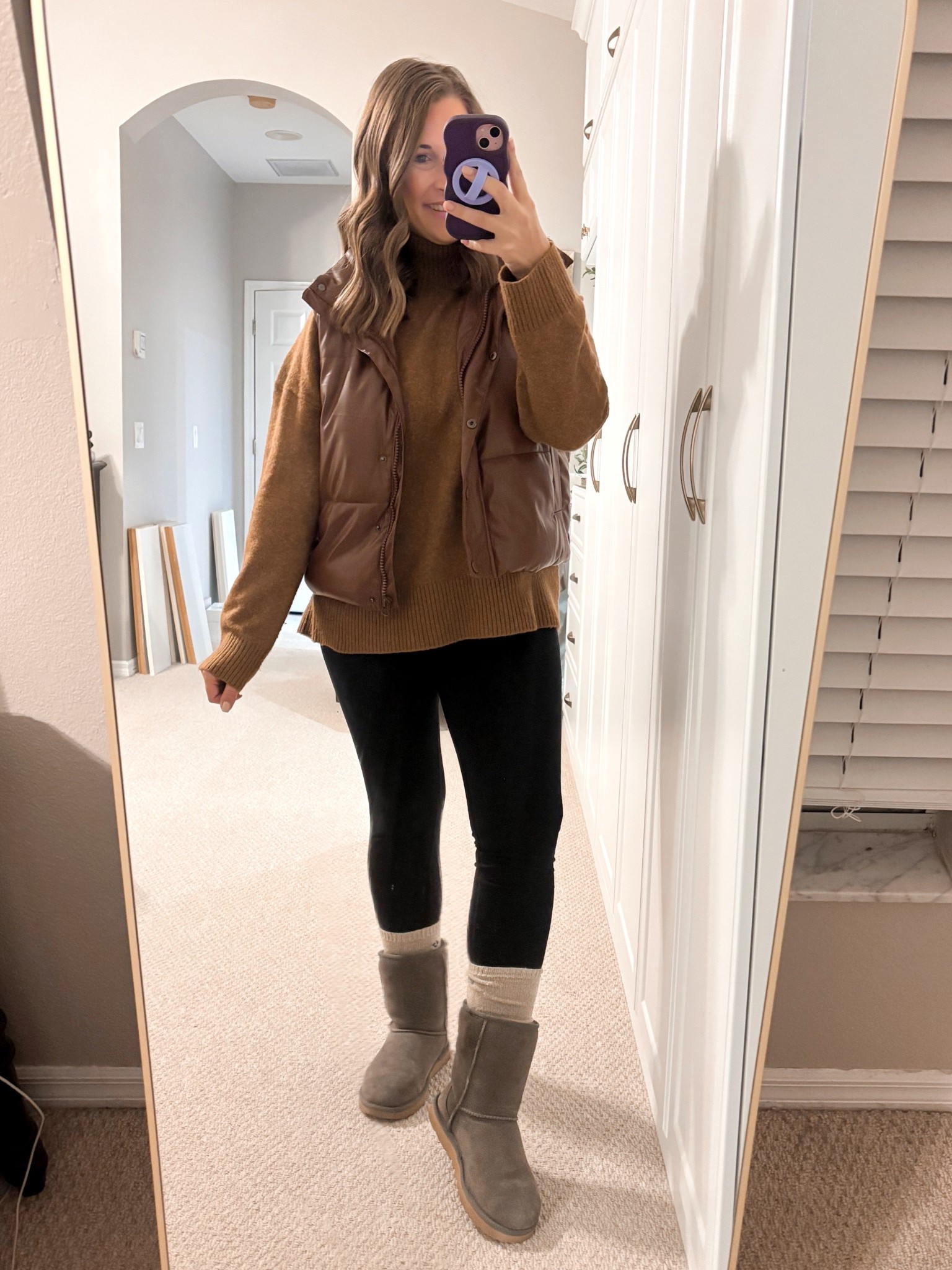 Love the brown, vest is so comfy and good quality!! 🤎🫶🏻

TTS- medium 

#LTKootd #LTKMidsize #LTKmomlife