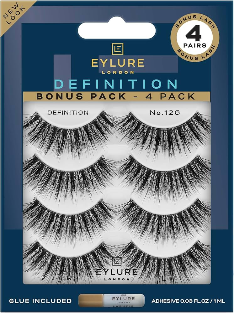 Eylure Dramatic Definition No. 126 Eyelashes Multipack, 4 Pairs | Amazon (US)