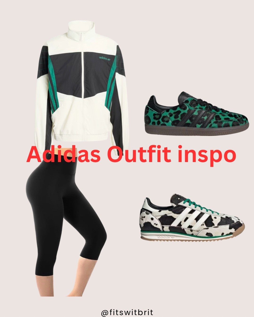Adidas outfit inspo with a track jacket and capris

#LTKootd