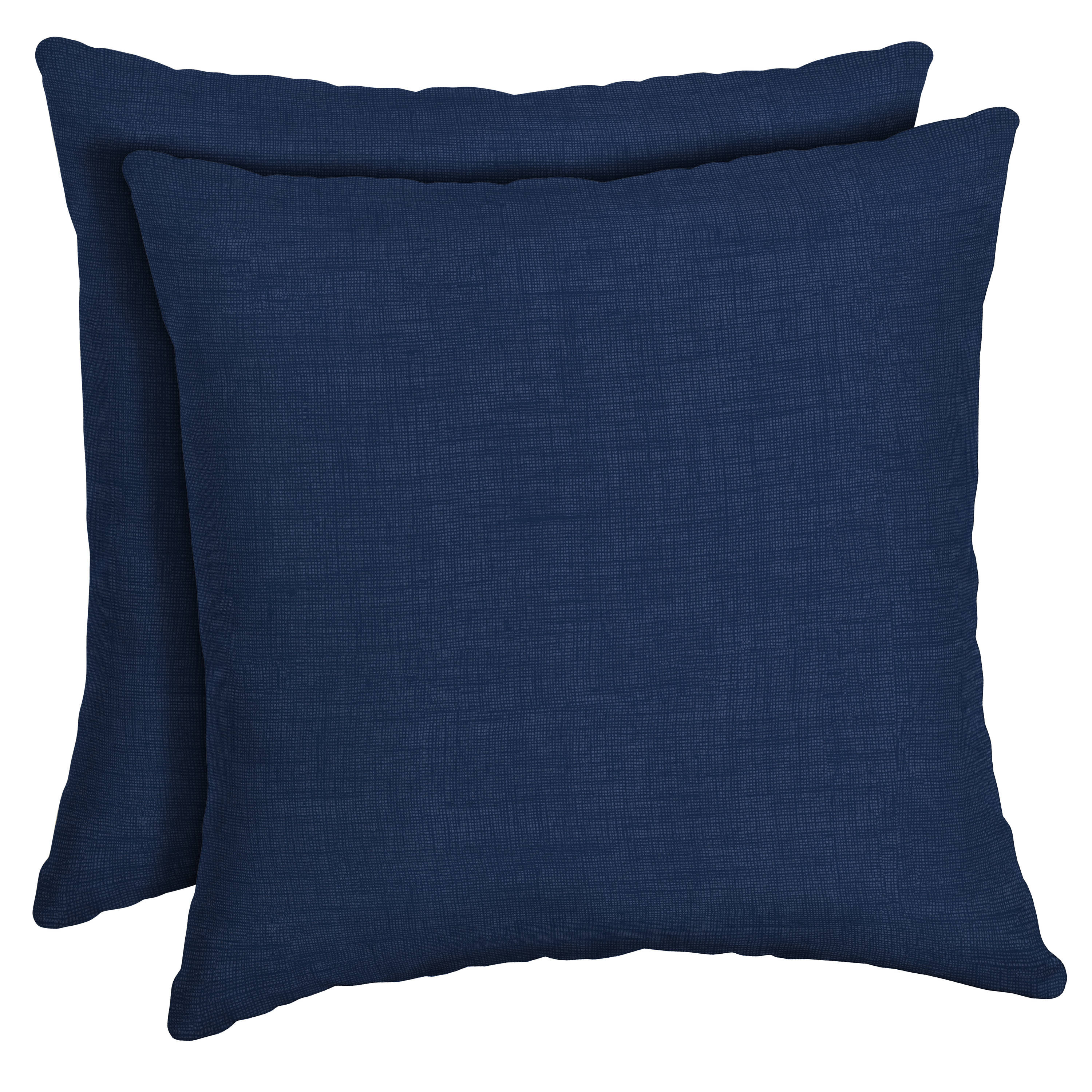 ARDEN 2 -Pack Unbranded Solid Sapphire Blue Leala Square Throw pillow Polyester one_size | ZQ06554B-D9Z2 | Lowe's