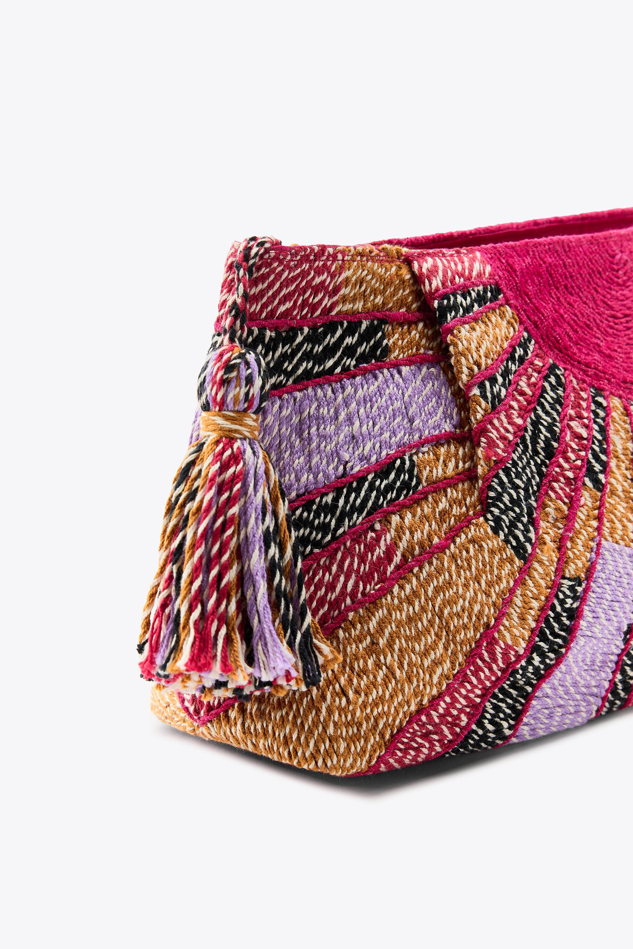 RECTANGULAR BRAIDED BAG | Zara UK