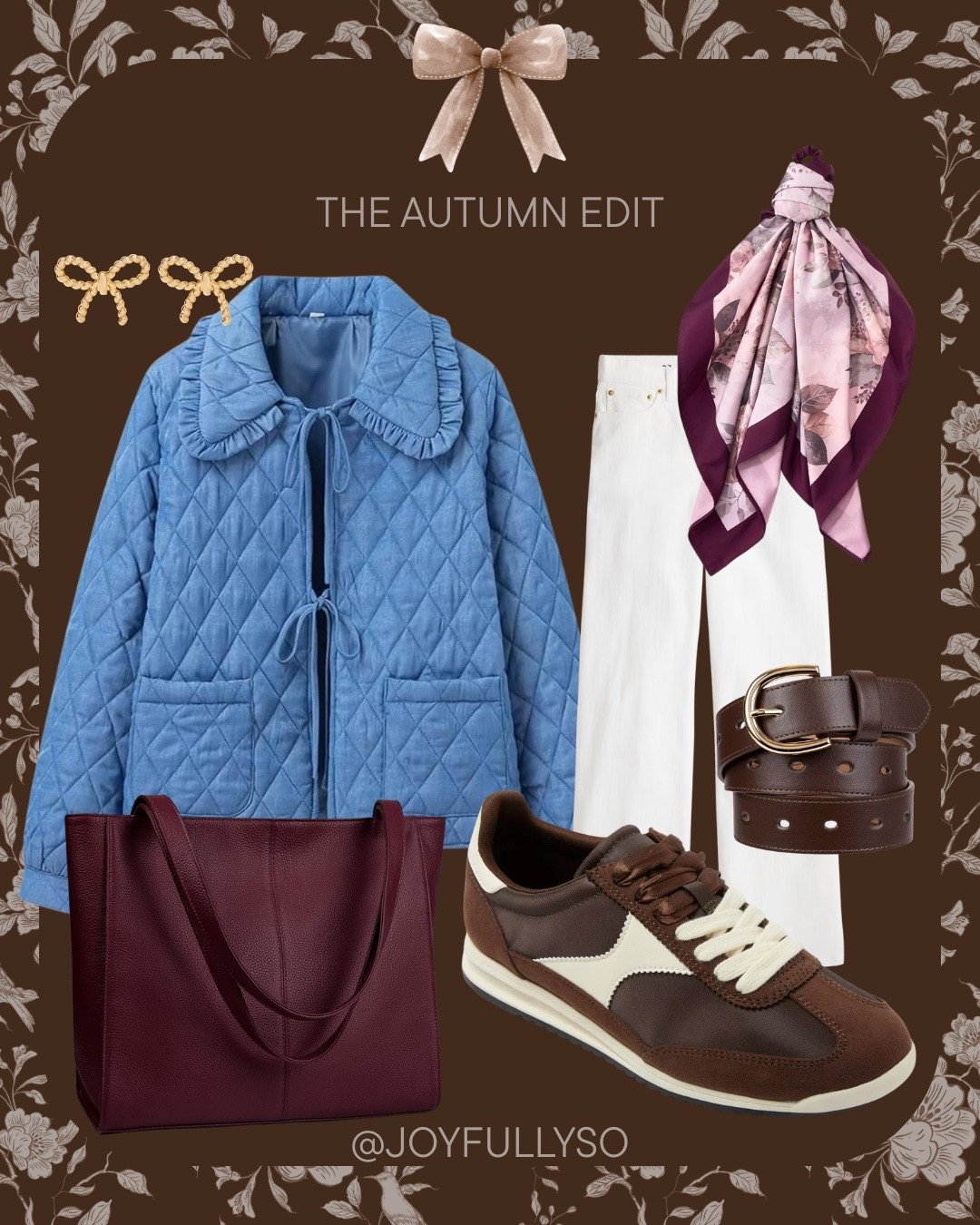 Fall outfit inspo
Denim quilted jacket
Burgundy handbag
Chocolate brown 

#LTKFindsUnder50 #LTKSeasonal #LTKNYFW