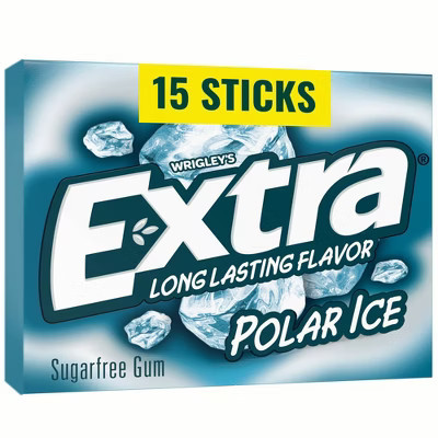 Extra Polar Ice Sugar-Free Mint Chewing Gum - 15ct | Target