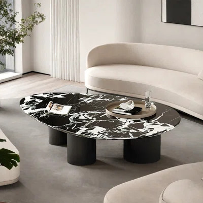 Modern minimalist marble coffee table | Wayfair North America