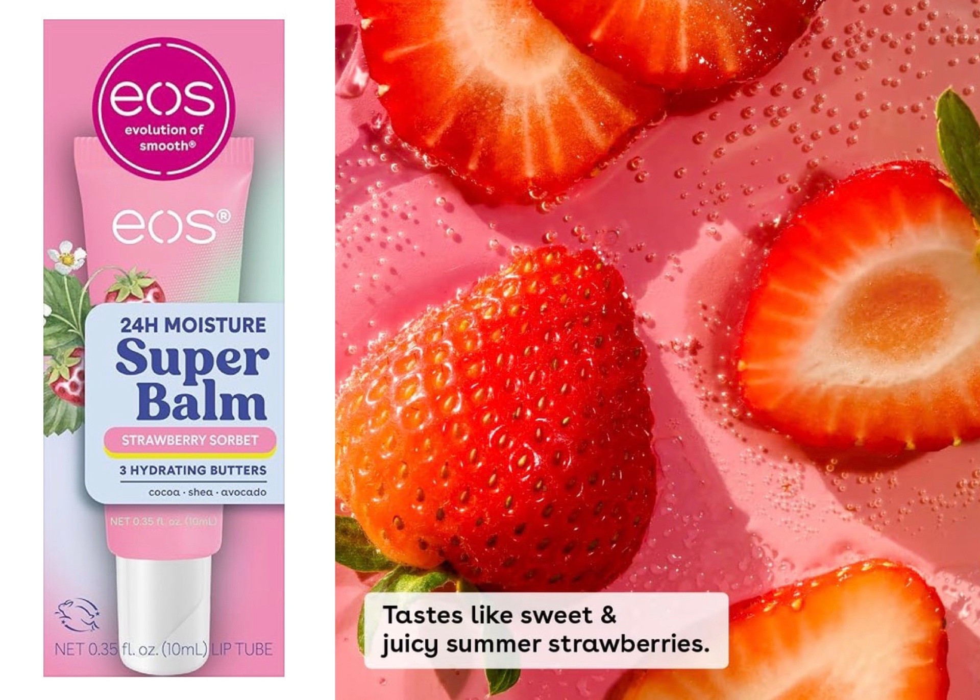 If you could use an incredibly moisturizing, long lasting lip balm, grab the eos 24Hr Super Balm! This formula is AMAZING - it’s made from only clean ingredients, smells like ripe juicy strawberries, and lasts way longer than many other products on the market in terms of keeping lips moisturized. Only around $5 today at Amazon - makes a great self care gift also 🍓

#LTKSaleAlert #LTKselfcare #LTKBeauty
