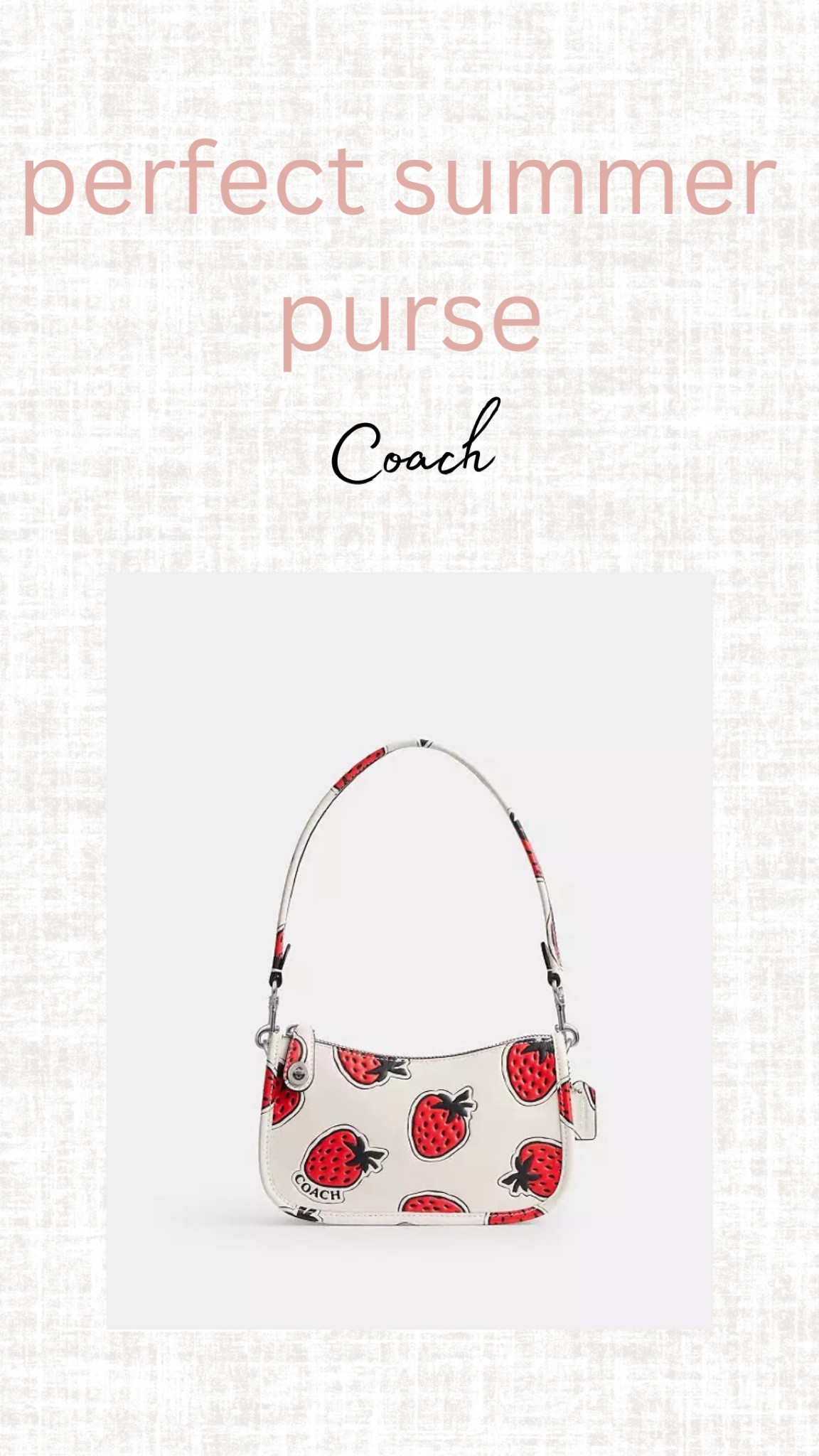 Omg! The most perfect summer bag 

#coach #purse #bag #summerr

#LTKItBag #LTKStyleTip #LTKGiftGuide