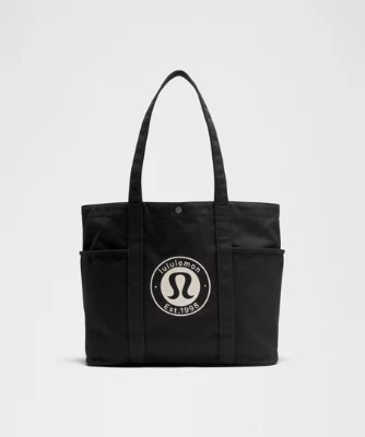Daily Multi-Pocket Canvas Tote Bag 20L   Logo | lululemon (AU)