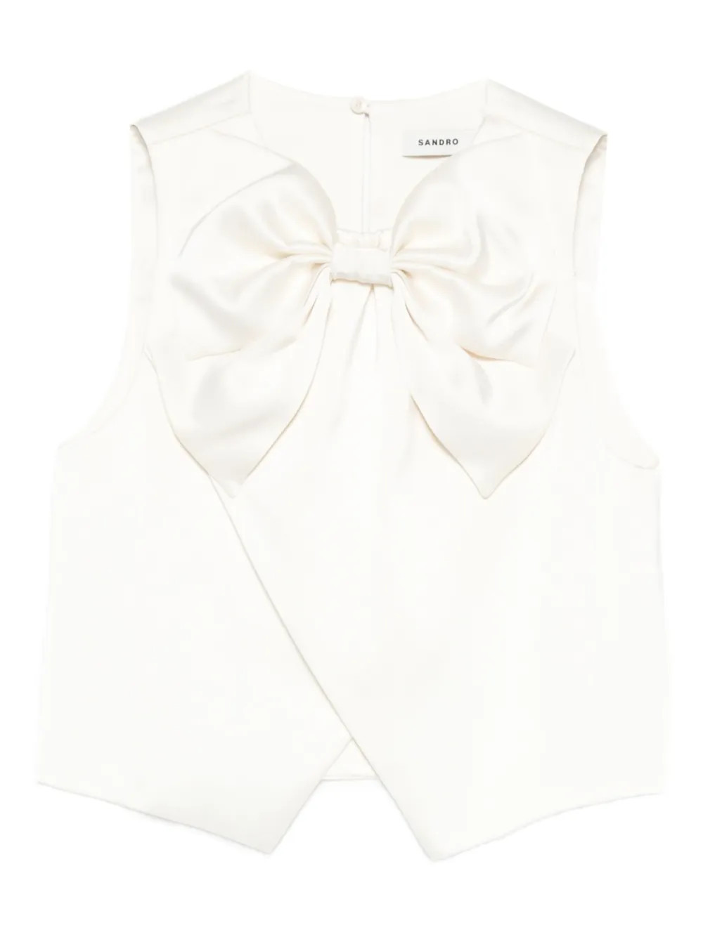 bow satin top | Farfetch Global