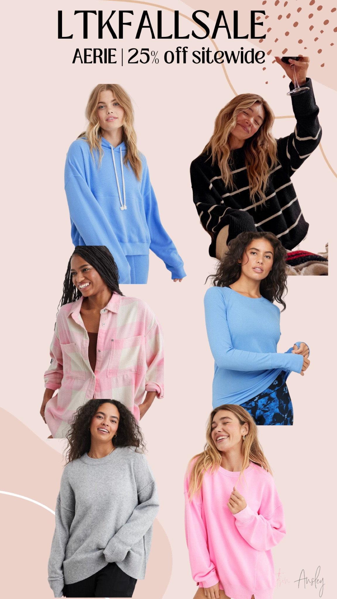 Shop LTK Fall Sale!
25% off site wide at Aerie!

Click below to shop and copy the promo code below to paste at checkout!


#LTKstyletip #LTKsalealert #LTKSale