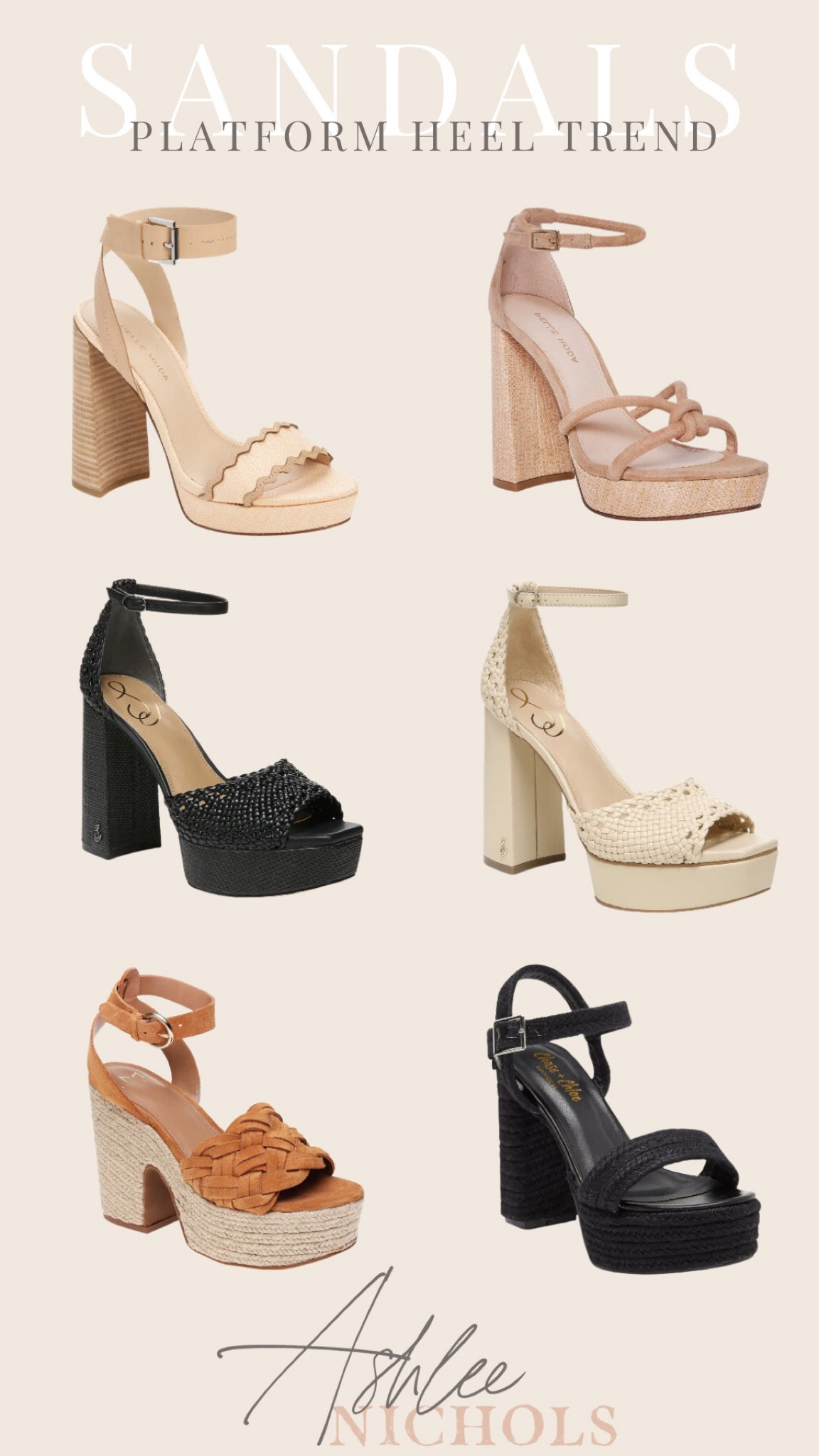 Platform heel sandals
All on sale
