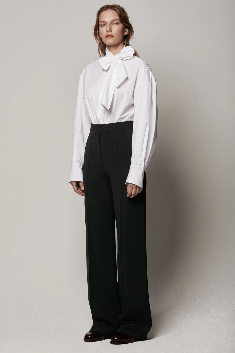 Exaggerated Bow Blouse | White | AnotherTomorrow