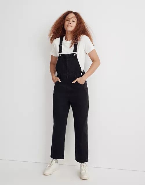 Straight-Leg Overalls in Lunar Wash | Madewell