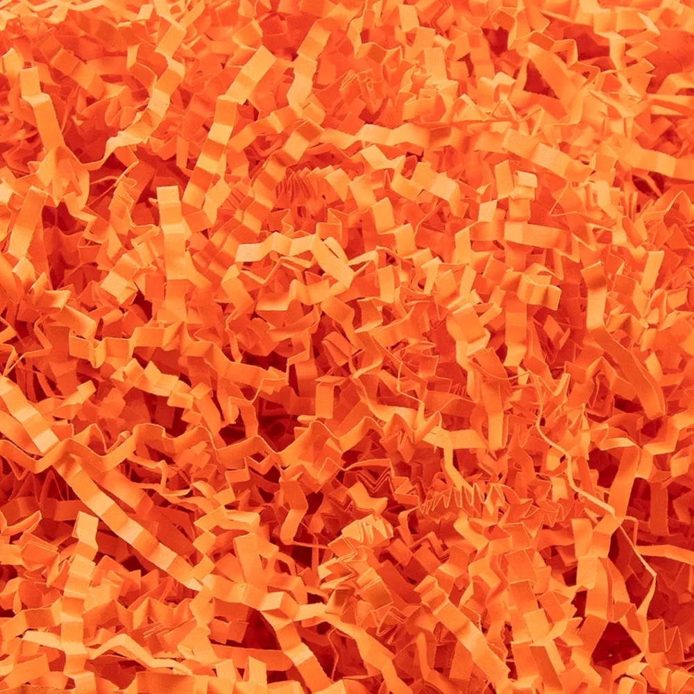 Gloreyan 1/2LB Crinkle Cut Paper Shred, Orange Raffia Paper Sherd Filler Grass for Gift Wrapping ... | Amazon (US)