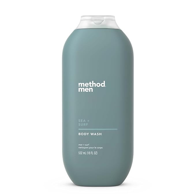 Method Men Body Wash, Sea + Surf, Paraben and Phthalate Free, 18 fl oz (Pack of 1) | Amazon (US)