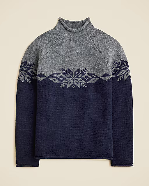 Fair Isle Rollneck™ sweater in lambswool | J. Crew US