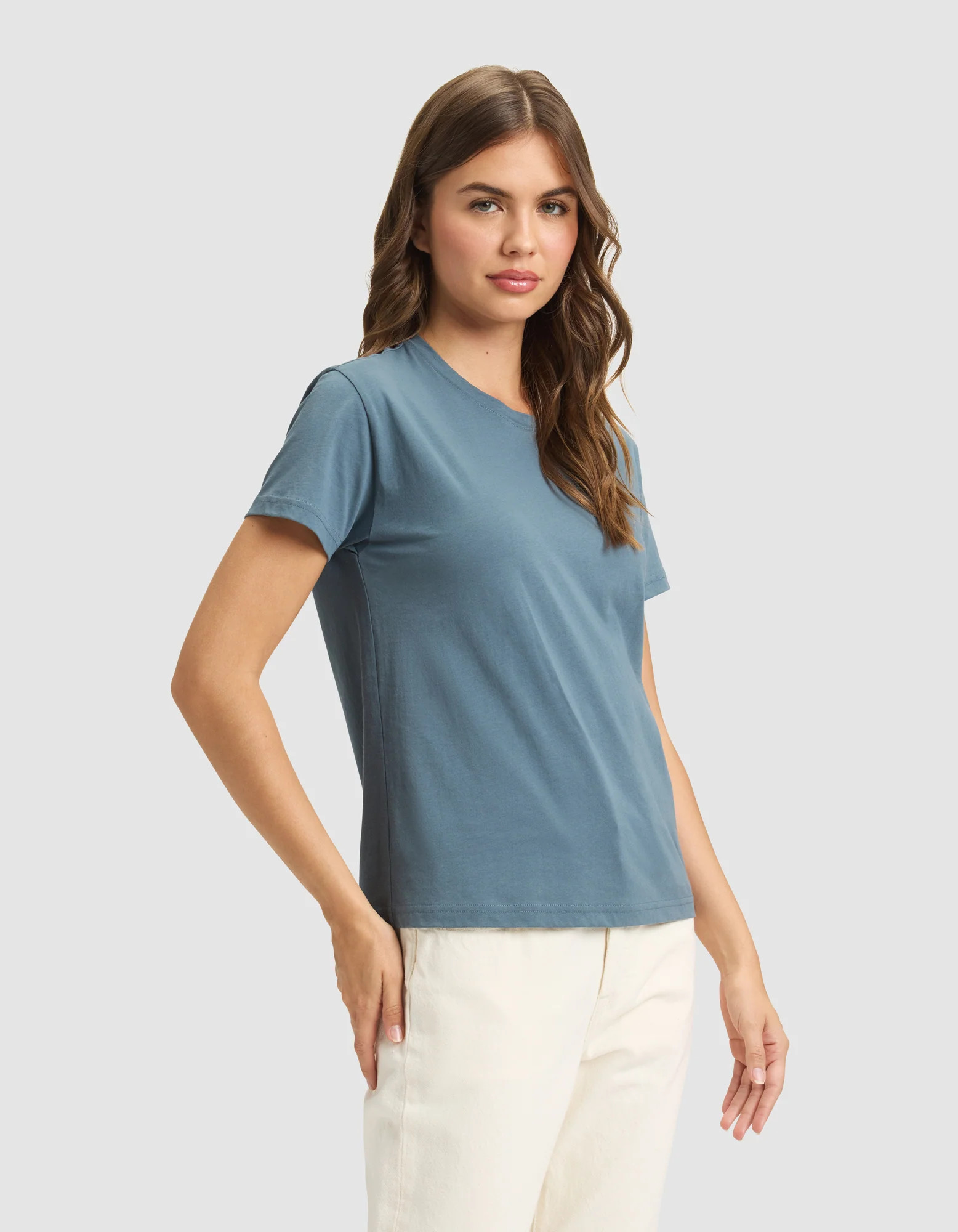 Women's Easy T-Shirt in Dawn (Size: Small) - Cozy Earth | Cozy Earth
