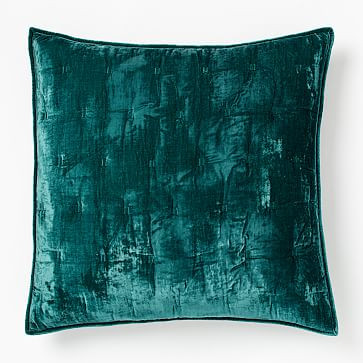Lush Velvet Tack Stitch Quilt & Shams | West Elm (US)