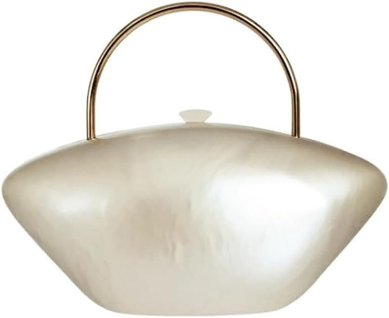 Cute Acrylic Shell Shaped Clutch Purse Small Evening Handbags for Women Wedding Party Prom CrossB... | Amazon (US)