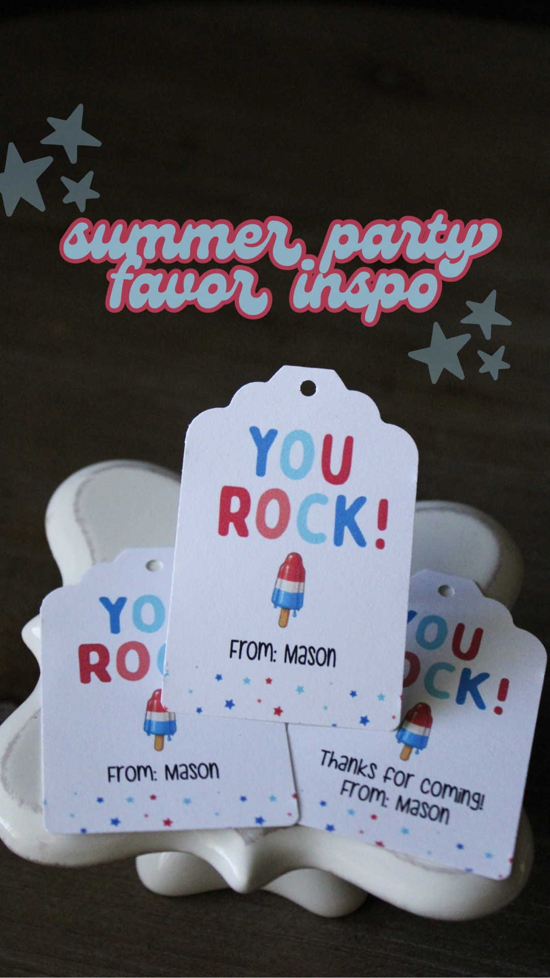 So simple to throw  together for teacher end of year gifts or summer birthday parties! Who doesn’t love a fancy water + liquid i.v. 🩵❤️🤍