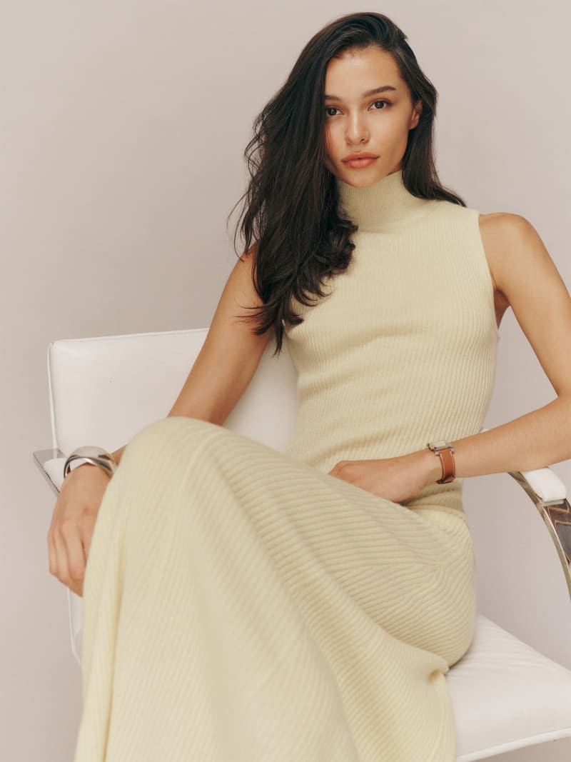 Odelia Cashmere Midi Dress | Reformation (Global)