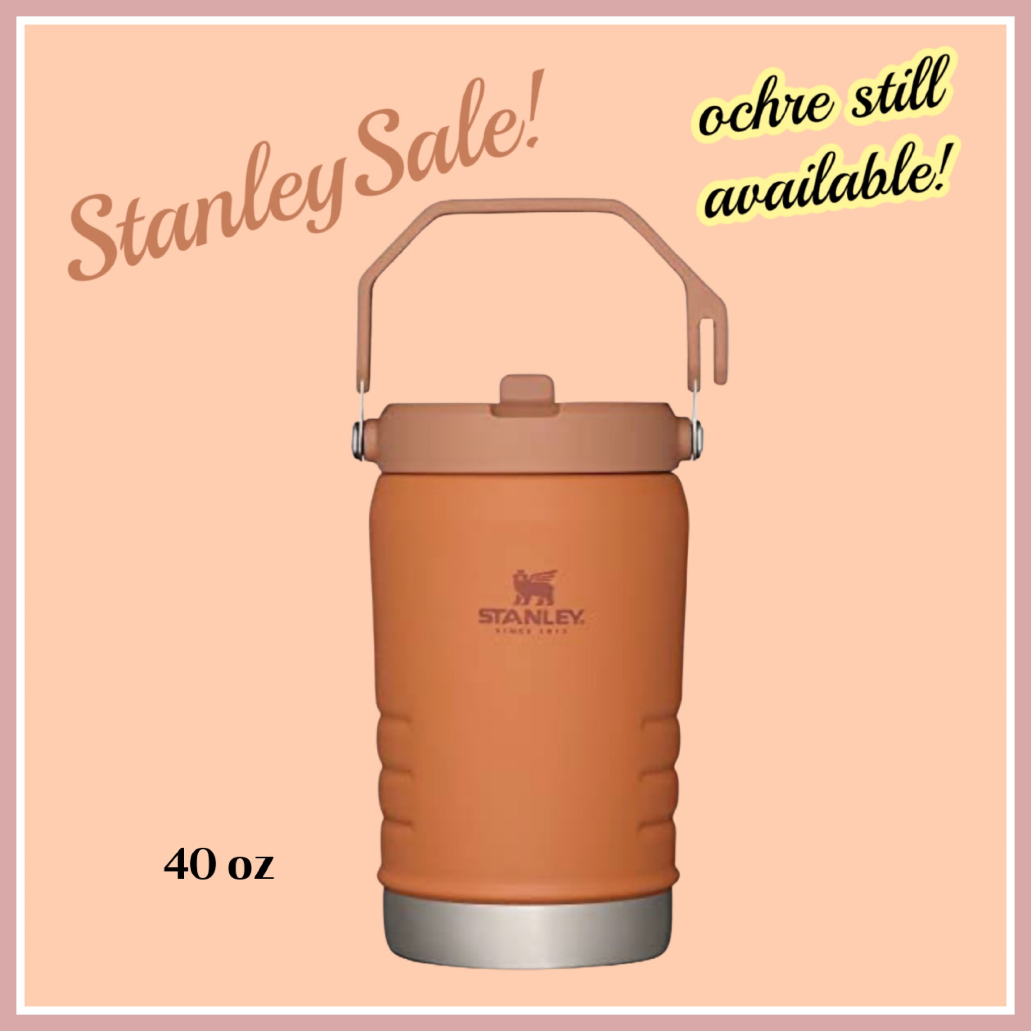 Stanley 40 oz Iceflow Jug in Ochre still in stock! 40 oz size is on sale!🤗 Sold out everywhere! Hurry this will sell out!😱😉




#stanley #stanleycup #ltkgiftguide #ltkholiday #ltkseasonal #ltkstyletip #ltktravel #stanleysale #cybermonday #cyberdeals #ltkhome #stanleytumbler #tumbler #stanleyjug

#LTKCyberweek #LTKunder50 #LTKsalealert