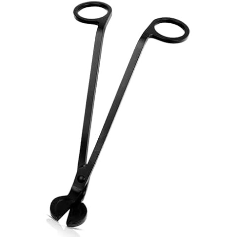 CHEFBEE Candle Wick Trimmer, Polished Stainless Steel Wick Clipper Cutter, Scissors, Reaches Deep... | Amazon (US)
