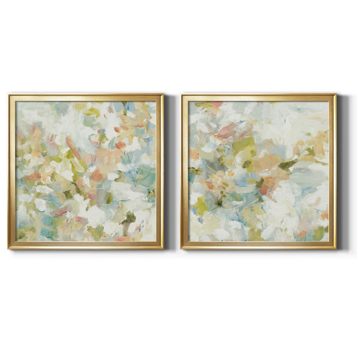 " Floral Blush " 2 - Pieces Painting Print | Wayfair North America