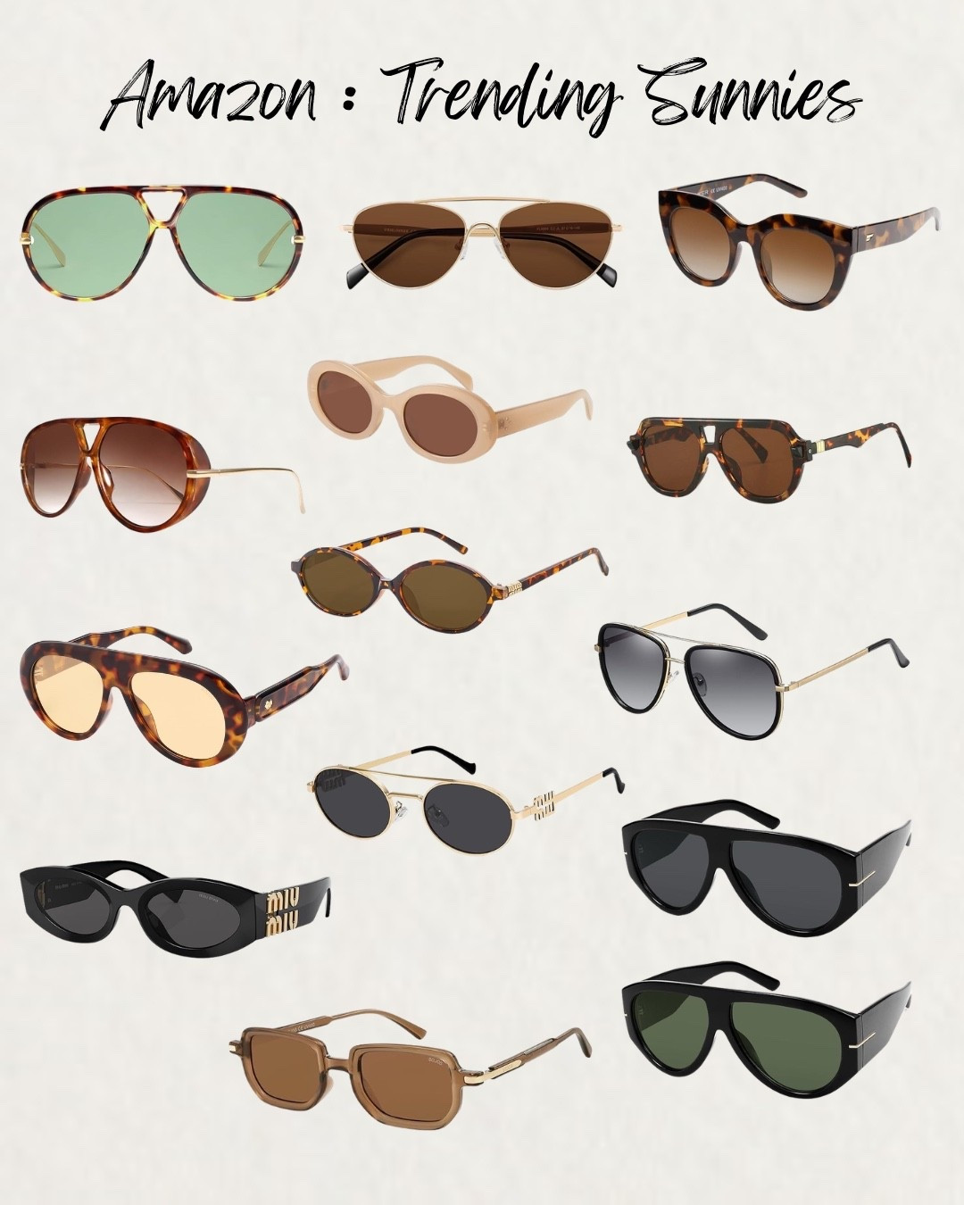 Amazon Trending Sunglasses / Amazon Accessories / Amazon Sunglasses / Trending Accessories / Trending Sunglassess

#LTKSeasonal