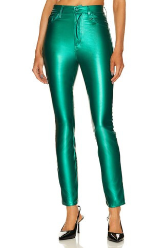 MOTHER High Waisted Rail Skimp in June Bug from Revolve.com | Revolve Clothing (Global)