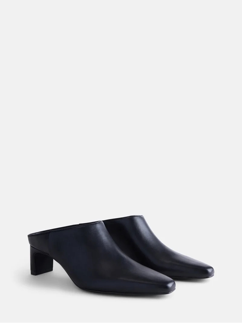 Scenario Women's Slip On Heeled Mules | Walmart (US)