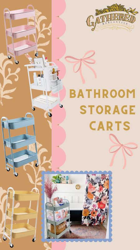Bathroom Storage Carts 

Organization, Bathroom Organization, Carts

#LTKhome