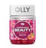 OLLY Undeniable Beauty Gummy, For Hair, Skin, Nails, Biotin, Vitamin C, Keratin, Chewable Supplement | Amazon (US)