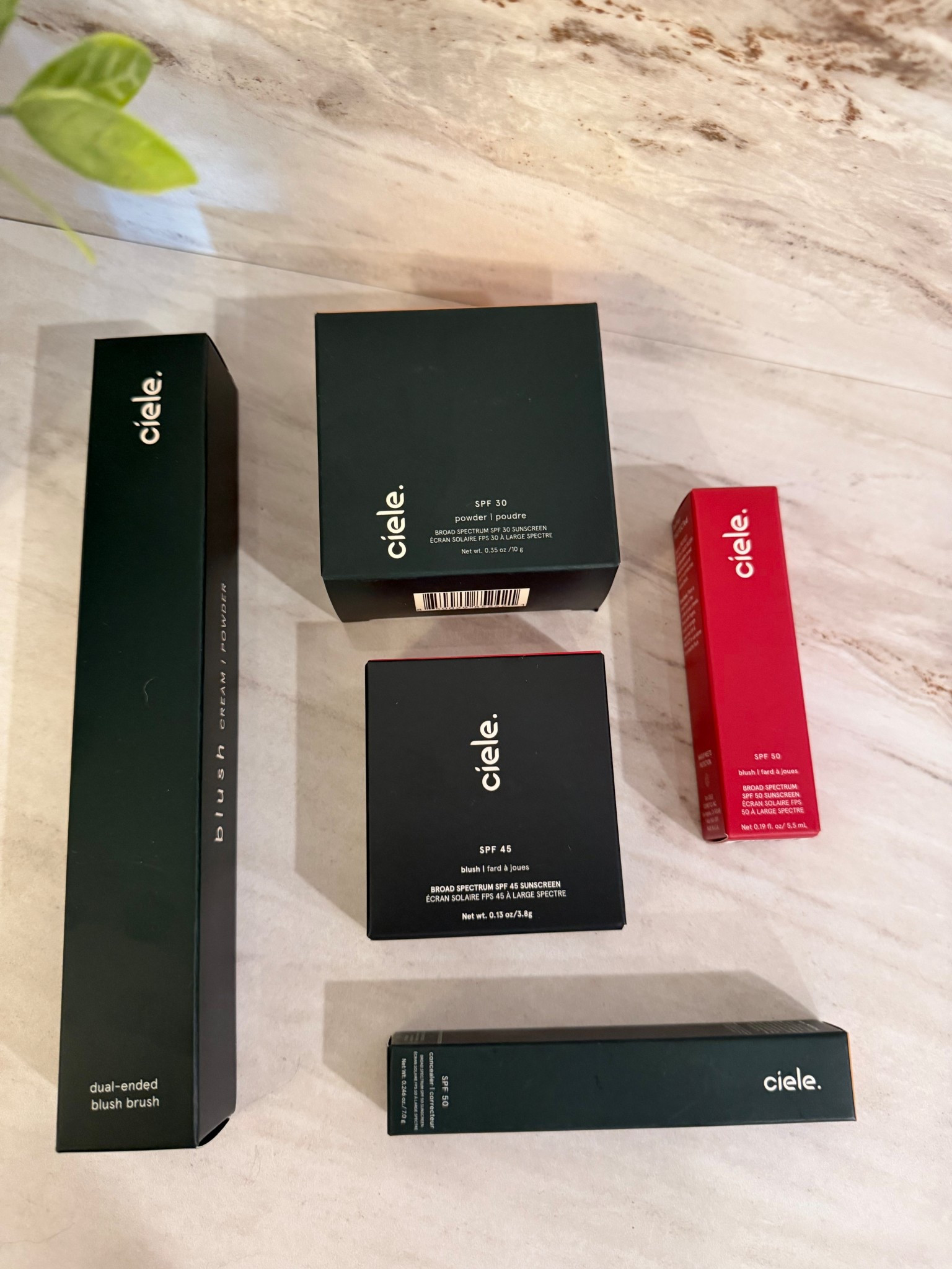 Blush with SPF built in. A setting powder with SPF 30. A complexion stick at SPF 50. This is the brand I didn’t know I needed — every product pulls double duty as sun protection AND color. For those of us managing melasma, this is not a gimmick. SPF in your makeup is not a replacement for sunscreen, but layering it on top? That’s the move. 
Linking everything in the flat lay + other Ciele products I use—-

#LTKgrwm #LTKBeauty #LTKOver40